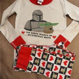 Bundle of Hanna Andersson Star Wars and XO Valentine’s Day Pajamas